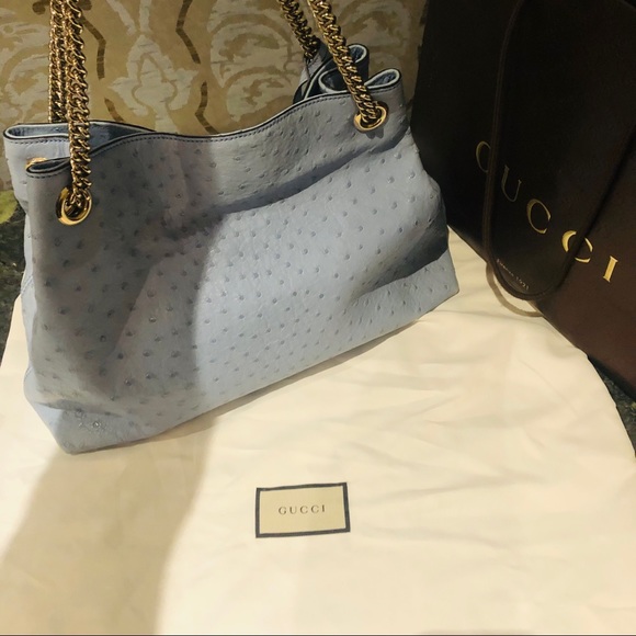 gucci bag with ostrich leather - Picture 9 of 9